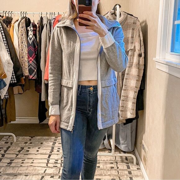 Lululemon Light As Warmth Jacket PrimaLoft Fleece Grey 6 - Picture 11 of 12